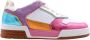 DWRS LABEL DWRS RUGBY Lila Pink Orange Dames Sneaker J6523 - Thumbnail 2