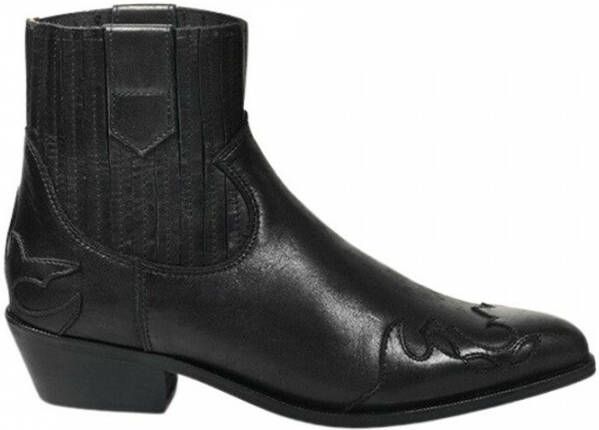 Dwrs Austin Cowboy Boots Zwart Dames