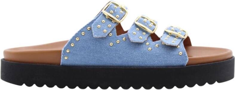 Dwrs Comfort Slipper Mura Blue Dames