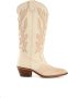 Dwrs Cowboylaarzen Beige Dames - Thumbnail 1