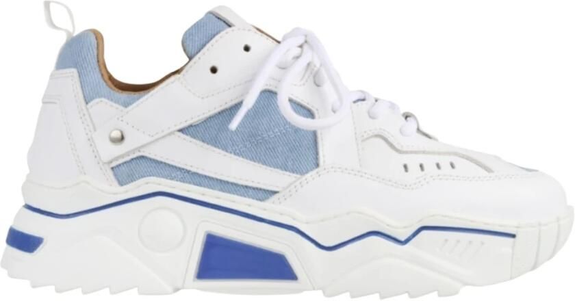 DWRS LABEL DWRS PLUTO denim Jeans White Dames Sneaker J5217