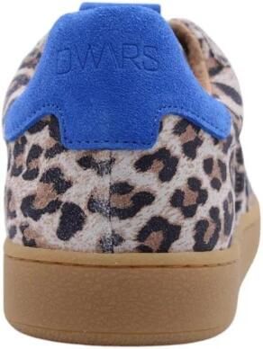 DWRS LABEL DWRS POONA Leopard Sand Kobalt Dames Sneaker B11456 - Foto 5