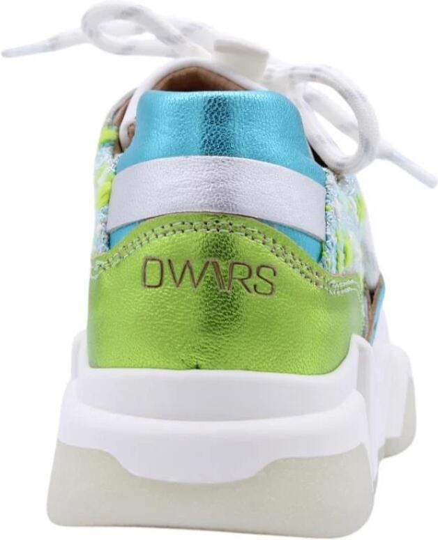 DWRS Pluto chunky leren sneakers rosé wit - Foto 6