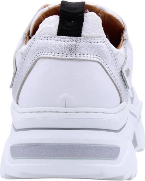 DWRS Pluto chunky leren sneakers rosé wit - Foto 7