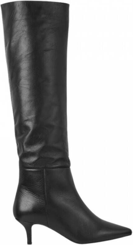 Dwrs Gerona Laarzen Leer Zwart | Black Zwart Dames