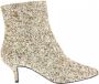 Dwrs Dames Enkellaars Lugo Glitter Champagne Goud - Thumbnail 2