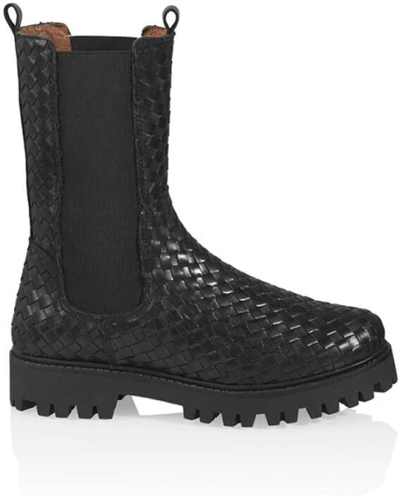DWRS LABEL Bochum Braided Laarzen Zwart dames