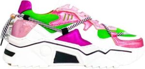 Dwrs Jupiter Sneakers | Green Pink Roze Dames