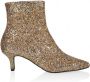 Dwrs Dames Enkellaars Lugo Glitter Champagne Goud - Thumbnail 1