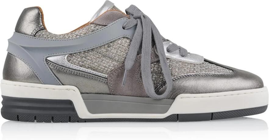 Dwrs Dames Sneakers Buckby Steel Zilver