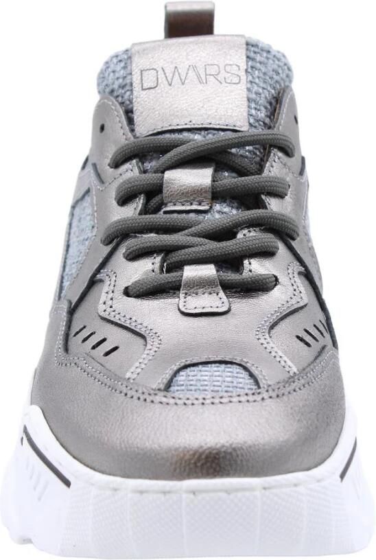 DWRS The label DWRS Dames Sneakers Beige Stof Leer - Foto 4