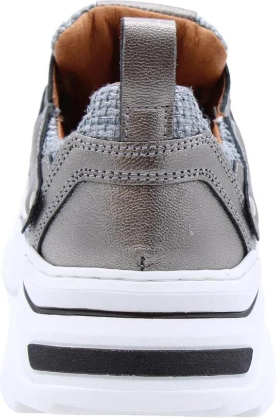 DWRS The label DWRS Dames Sneakers Beige Stof Leer - Foto 5