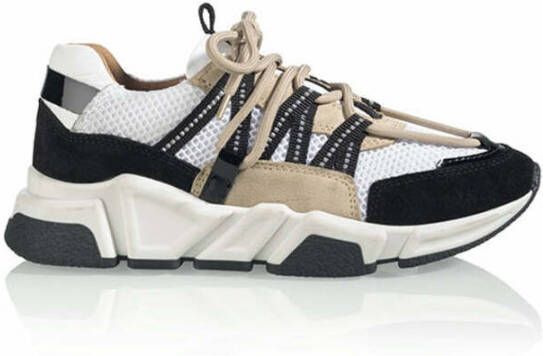 Dwrs LOS Angeles Sneakers Zwart Beige | Black Beige Beige Dames -  Schoenen.nl