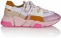 Dwrs LOS Angeles Sneakers | Pink Orange Roze Dames - Thumbnail 3