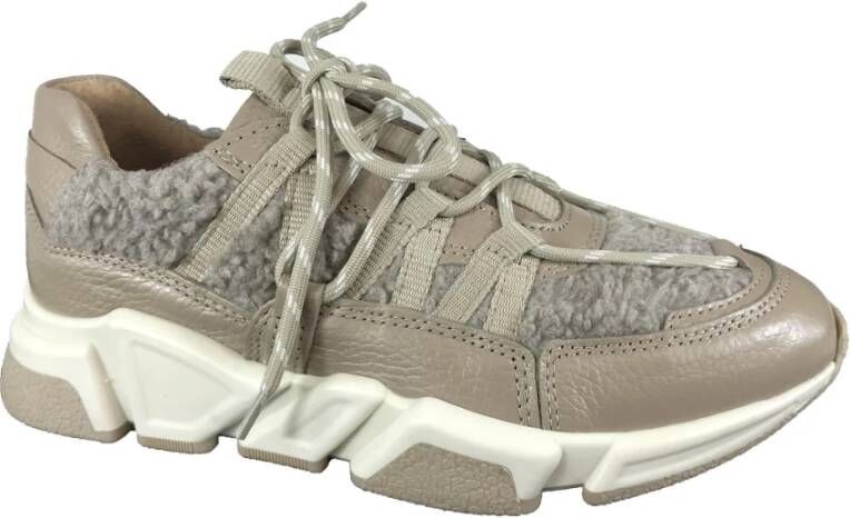 Dwrs LOS Angelos Sneakers Modieus en Comfortabel Brown Dames