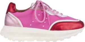 Dwrs Metz Sneakers | Pink Red Roze Dames