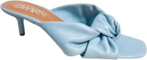 Dwrs Muilezels met hakken Blauw Dames