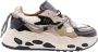 DWRS LABEL DWRS Saturnus teddy sneakers Zwart Leer Lage sneakers Dames - Thumbnail 3