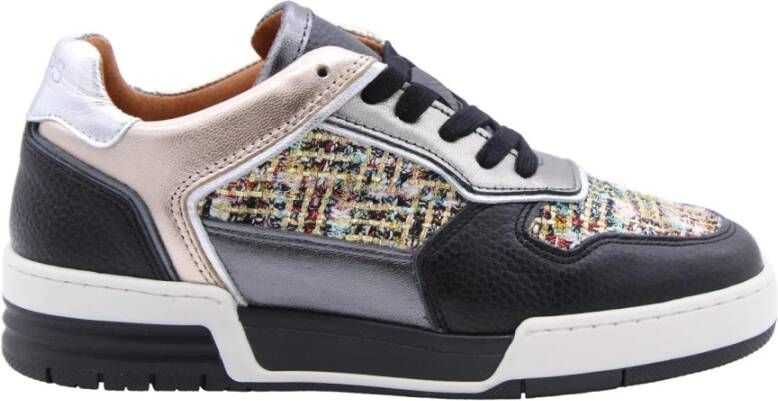 DWRS LABEL DWRS RUGBY tweed Black Stone Dames Sneaker J6523 - Foto 9
