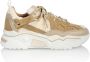 Dwrs Dames Sneakers Pluto Teddy Offwhite Cognac Off White - Thumbnail 2