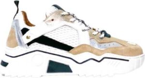 Dwrs Pluto Sneakers | White Beige Meerkleurig Dames