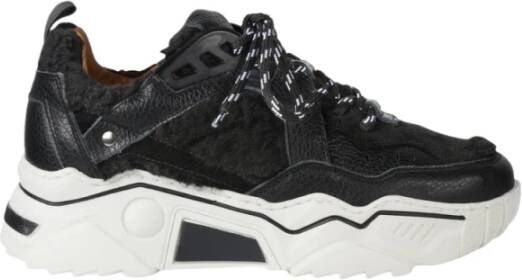 Dwrs Pluto Teddy Sneakers Zwart Dames