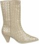 Dwrs Samara Western Boots Beige Dames - Thumbnail 1