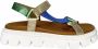 Dwrs Samos Sandaal | Green Blue Meerkleurig Dames - Thumbnail 1