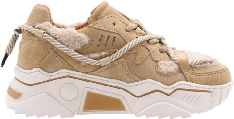 Dwrs Stijlvolle en trendy Walvis Sneakers voor vrouwen Beige Dames - Foto 5