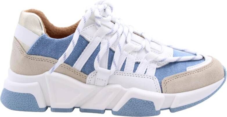 DWRS The label BLACK FRIDAY DEAL Dames Sneakers Blauw Leer - Foto 2