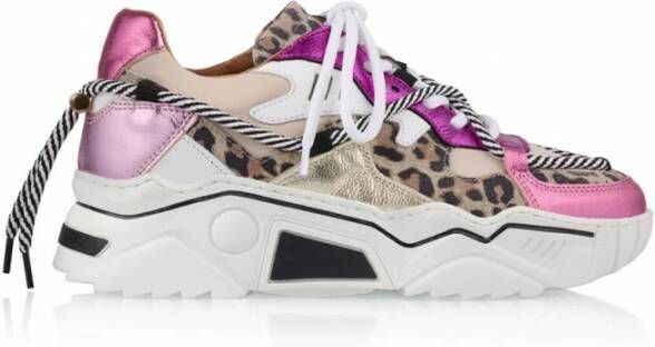 Dwrs Stijlvolle Sneakers Pink Dames