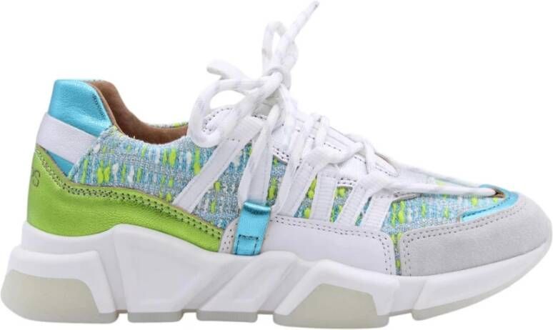 DWRS Pluto chunky leren sneakers rosé wit - Foto 8