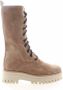 E mia Stijlvolle Veterschoenen voor Vrouwen Beige Dames - Thumbnail 2