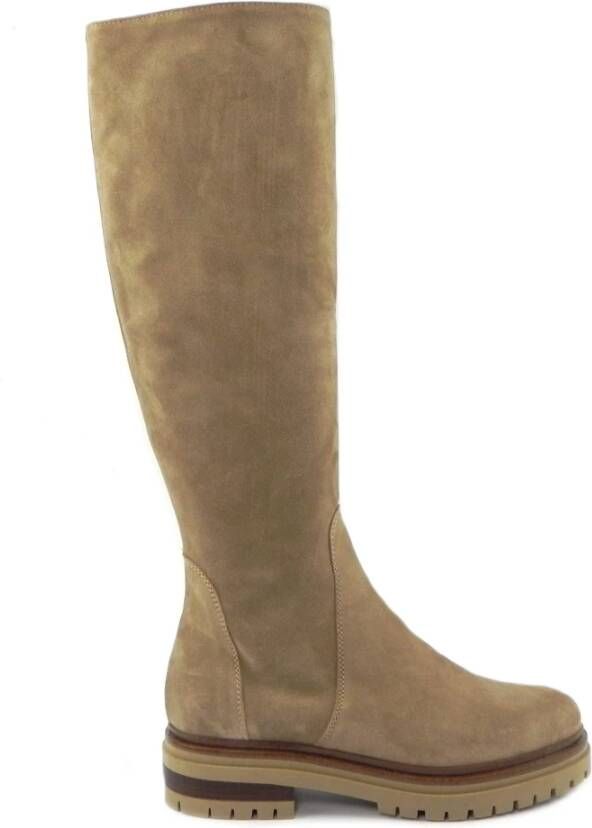 E mia High Boots Beige Dames