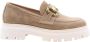 E mia Stijlvolle Mossel Loafers voor vrouwen Beige Dames - Thumbnail 2