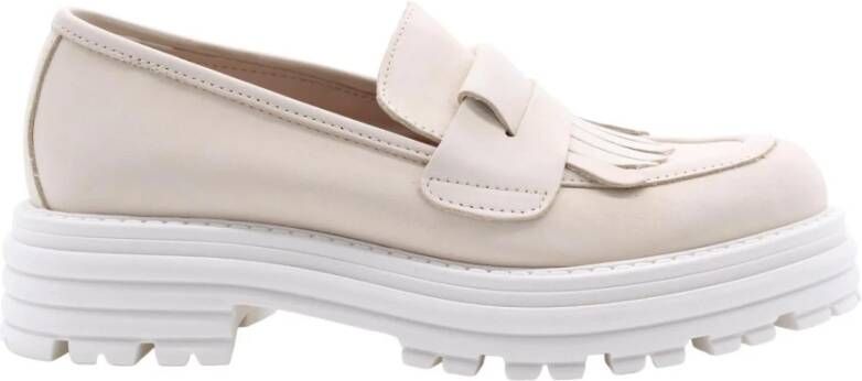 E mia Stijlvolle Mossel Loafers voor vrouwen Beige Dames - Foto 11