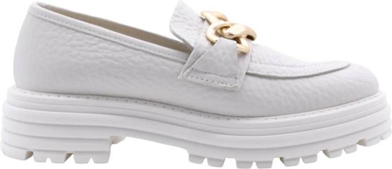 E mia Mocassin White Dames