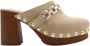 E mia Mires Muil Sandalen Beige Dames - Thumbnail 2