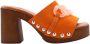 E mia Lavendel Muiltje Orange Dames - Thumbnail 2