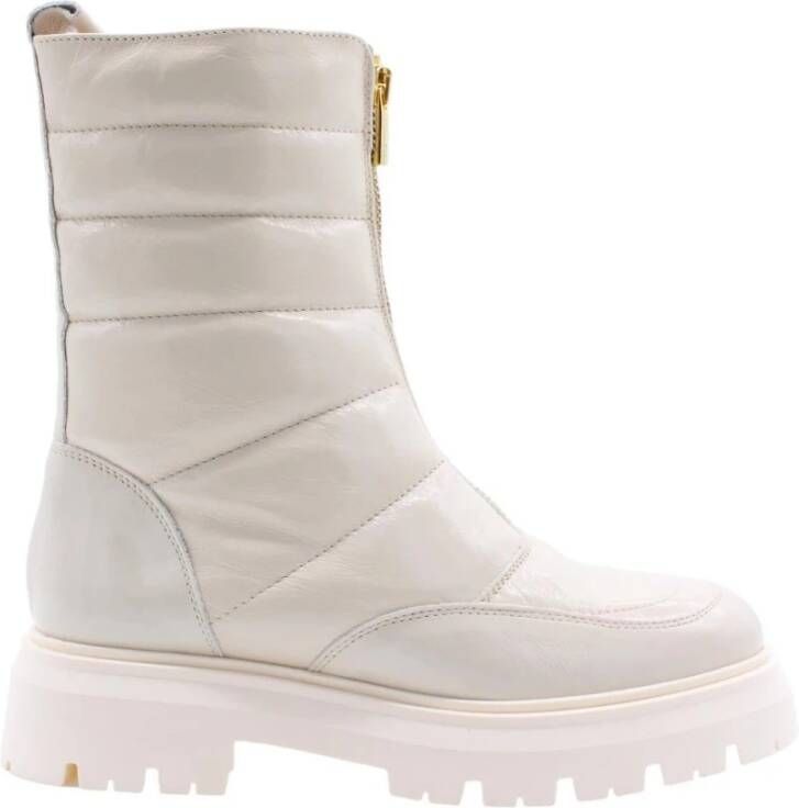 E mia Stijlvolle Boot met Kaviaar White Dames