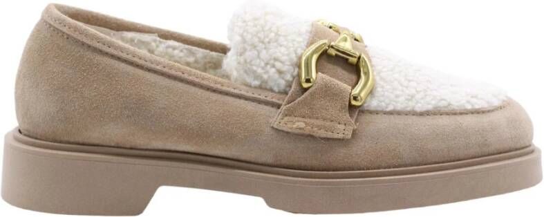E mia Stijlvolle Mossel Loafers voor vrouwen Beige Dames - Foto 10