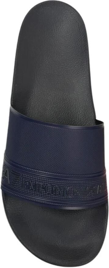 Emporio Armani EA7 Blauwe Flip Flops & Sliders - Foto 4