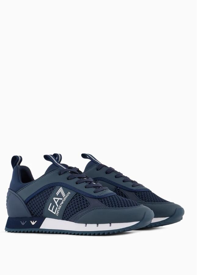 Emporio Ar i EA7 Sneaker Sneakers Sportschoenen Schoenen Blauw X8X027 XK050 D813 - Foto 4