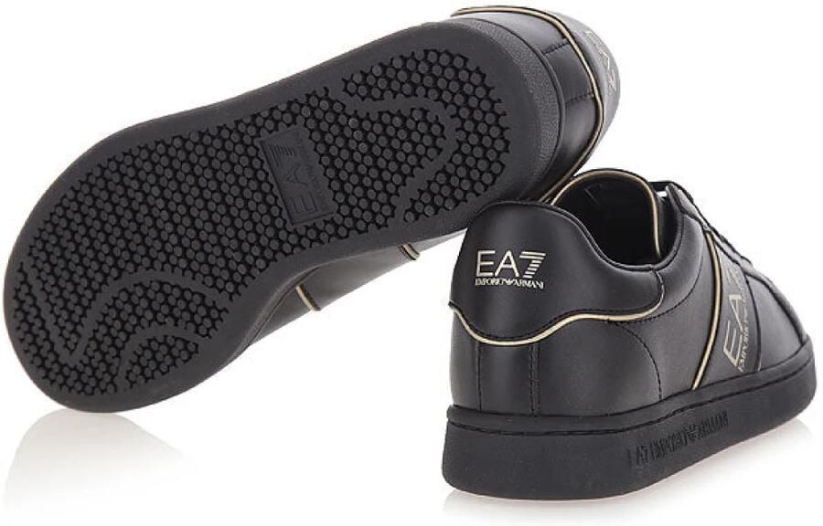 Emporio Armani EA7 Klassieke Sneakers met Vetersluiting Zwart Heren - Foto 5