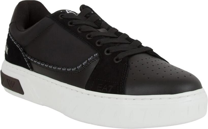 Emporio Armani EA7 Zwart en wit trainingsmateriaal Black Heren