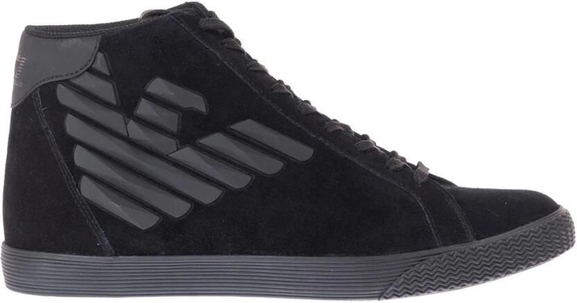 Emporio Armani EA7 Cow Suede Hologram PU Sneakers