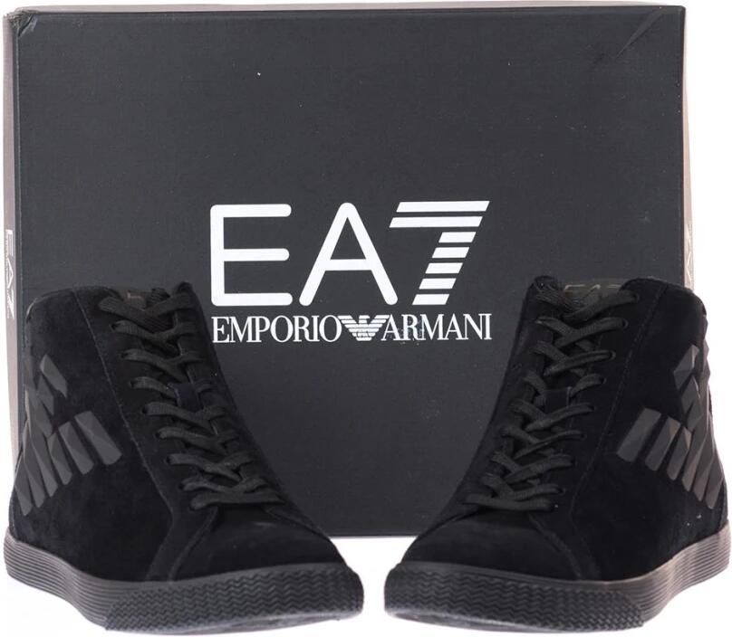 Emporio Armani EA7 Cow Suede Hologram PU Sneakers - Foto 2