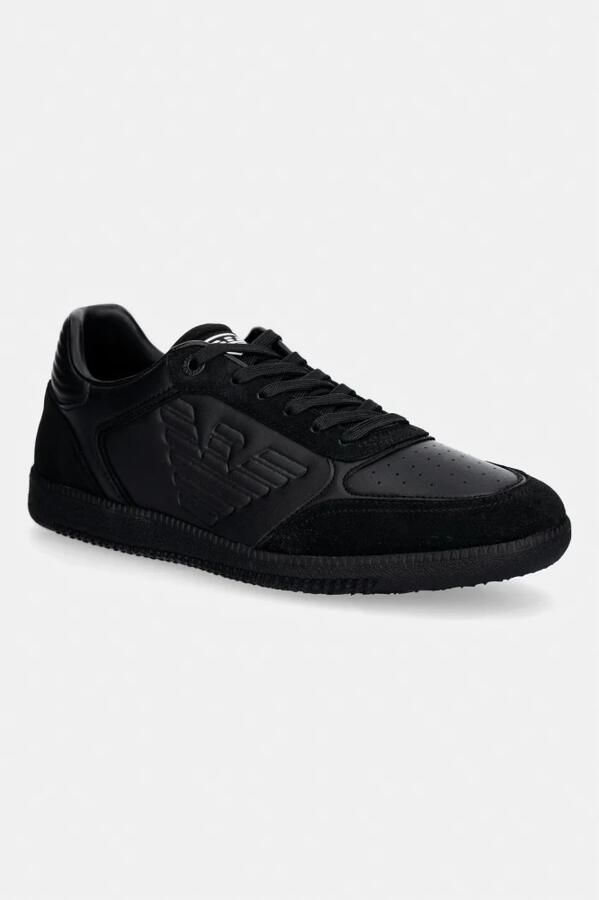EA7 Emporio Armani Sneakers met labelprints model 'NEW HERITAGE EAGL' - Foto 3