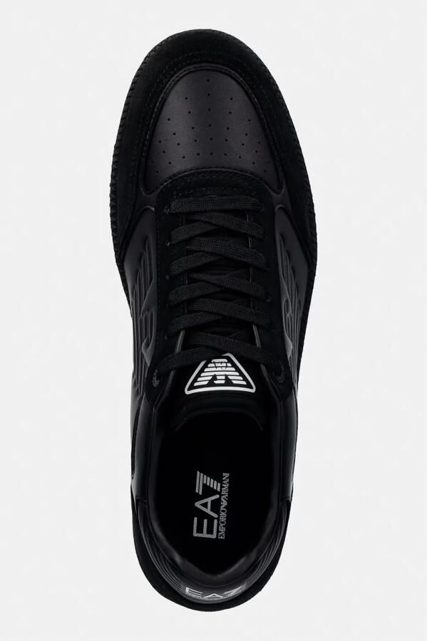 EA7 Emporio Armani Sneakers met labelprints model 'NEW HERITAGE EAGL' - Foto 4