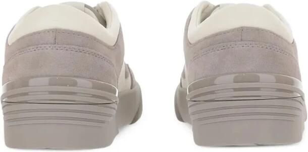 Emporio Armani EA7 Leren sneakers met gelaagde panelen en lage zool - Foto 4